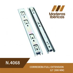 CORREDERA FULL EXTENSION 12' (300 MM)
