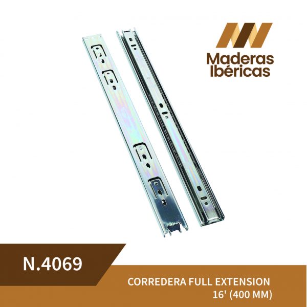 CORREDERA FULL EXTENSION 16' (400 MM)